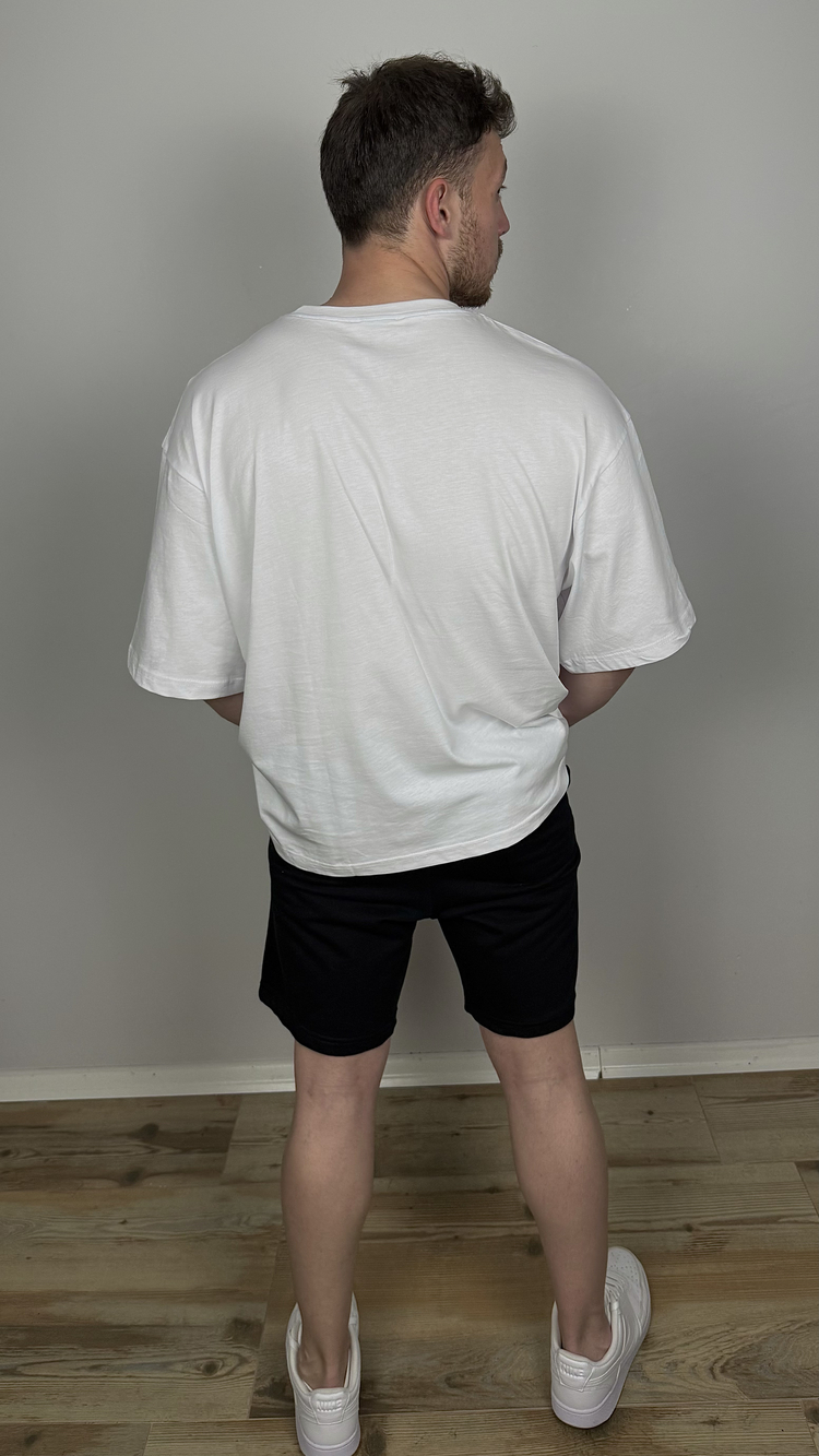 BEYAZ BASİC BOXY TİŞÖRT